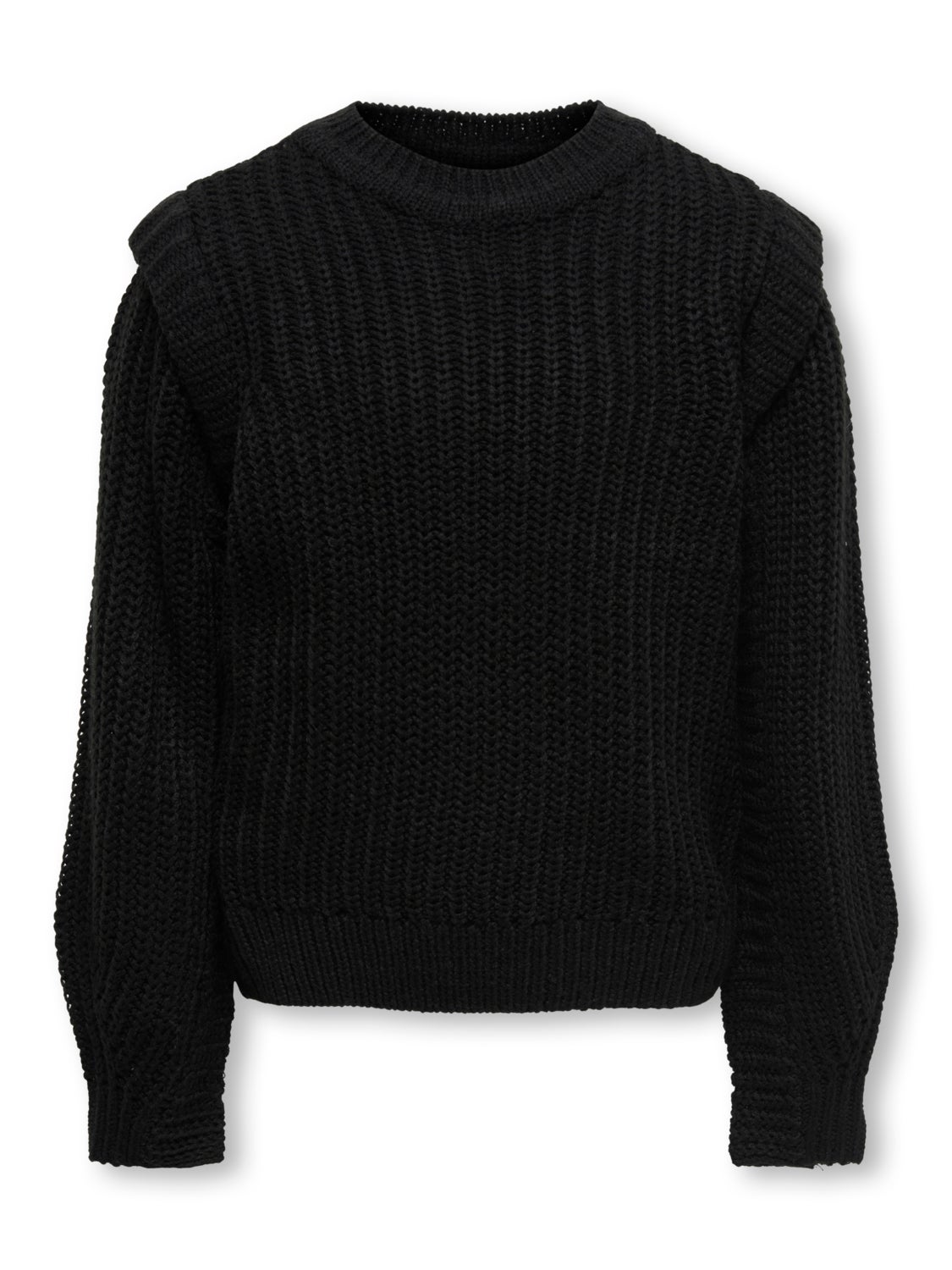 O-neck knitted pullover
