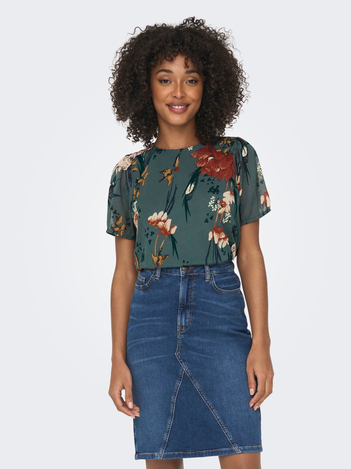 Regular Fit O-Neck Top