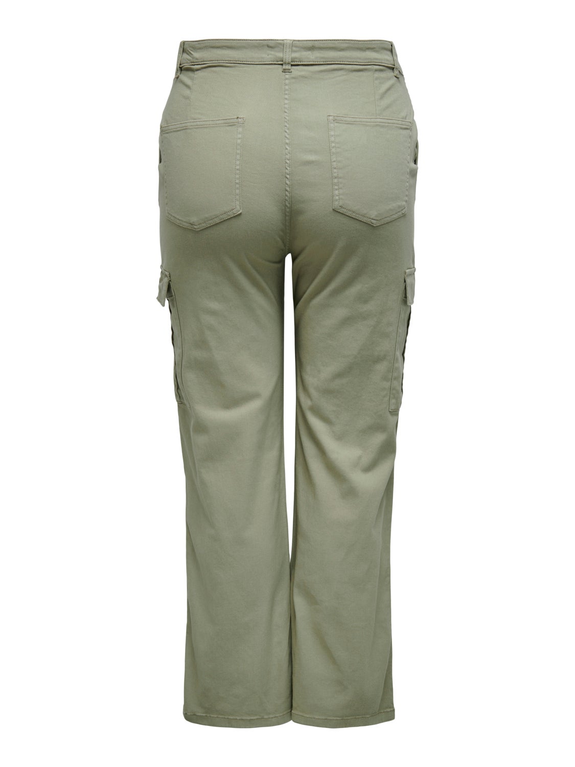 Curvy cargo trousers