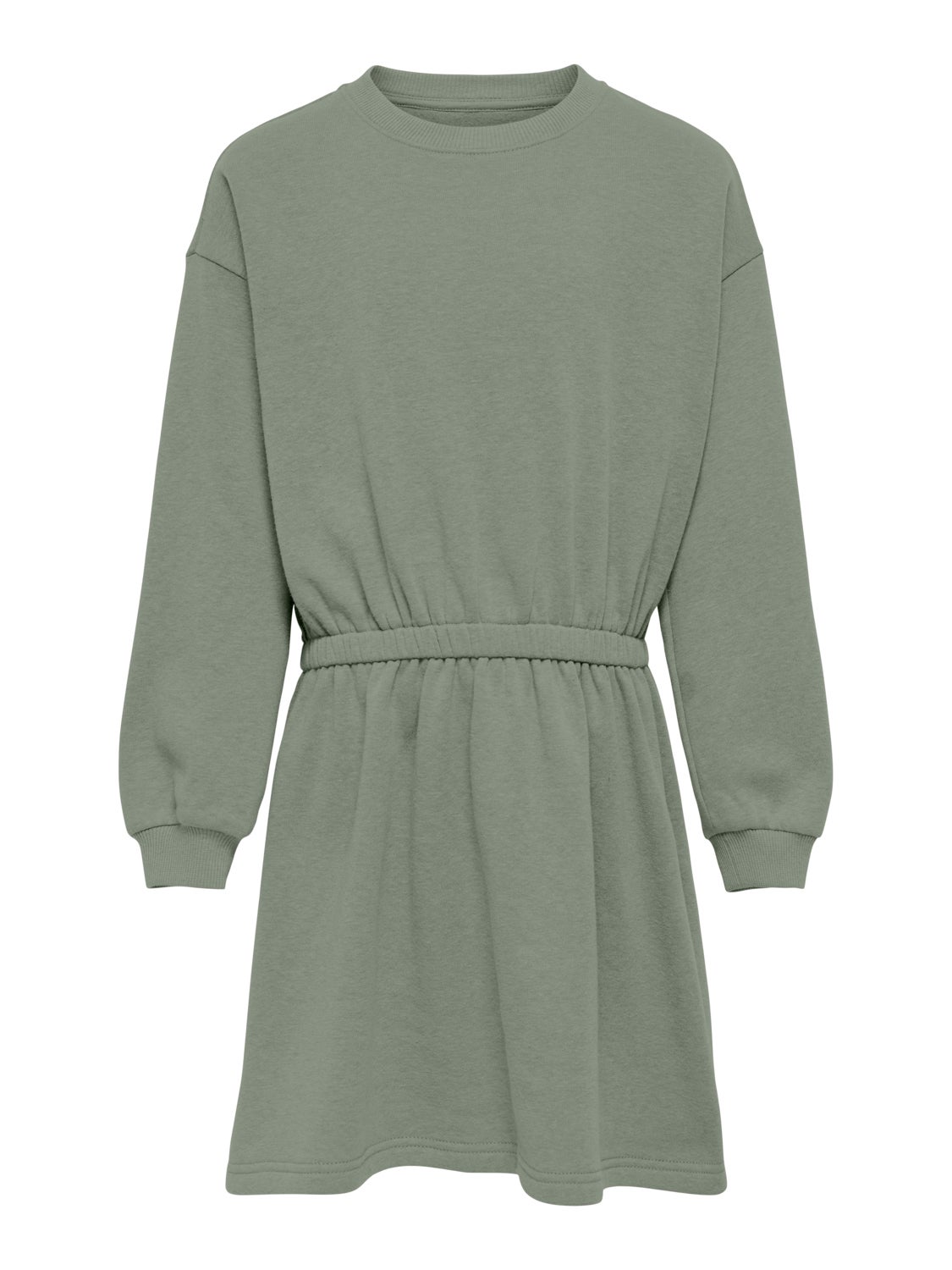 Long sleeved elastic waist Dress
