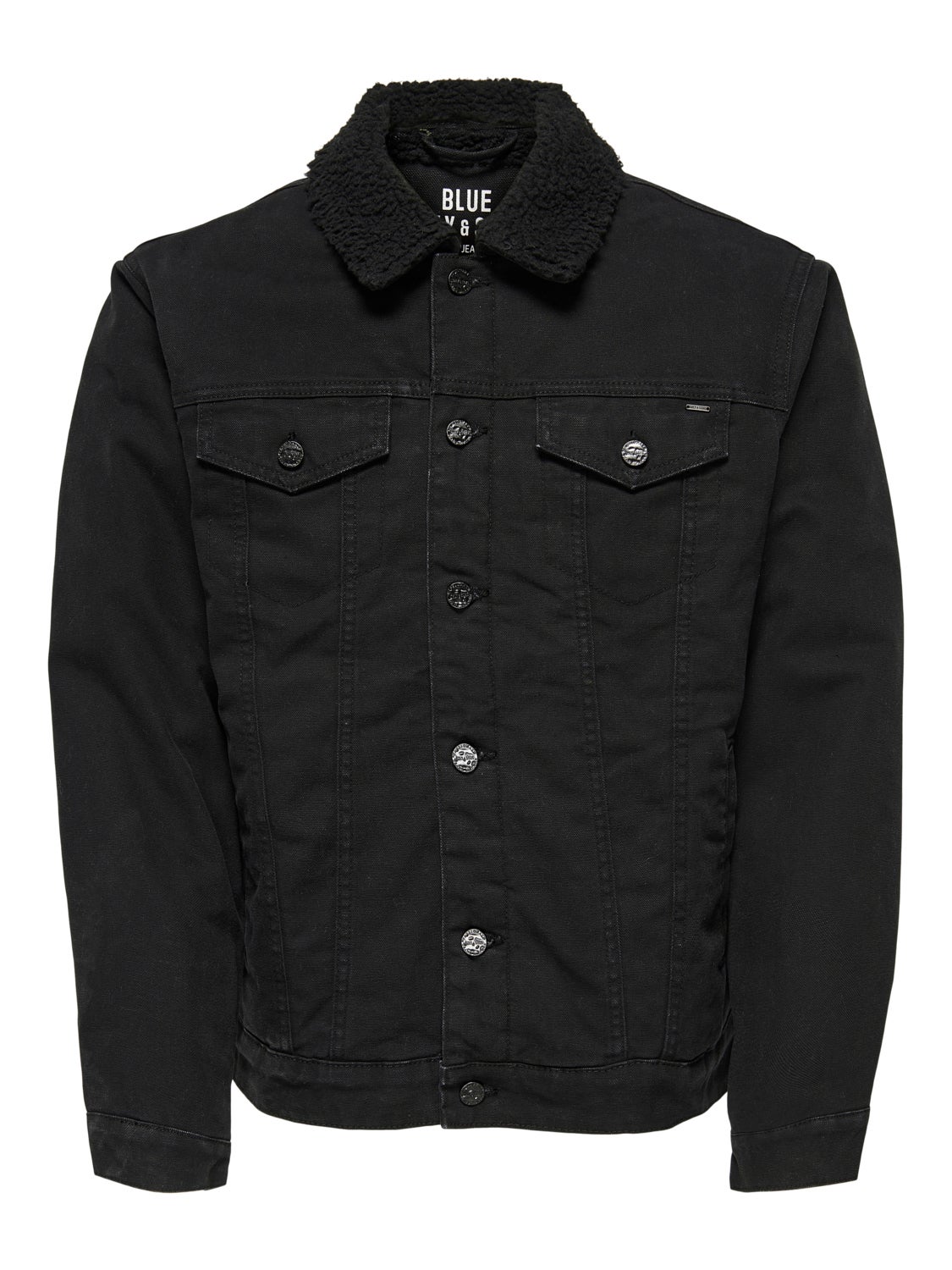 Canvas Jacket with Teddy