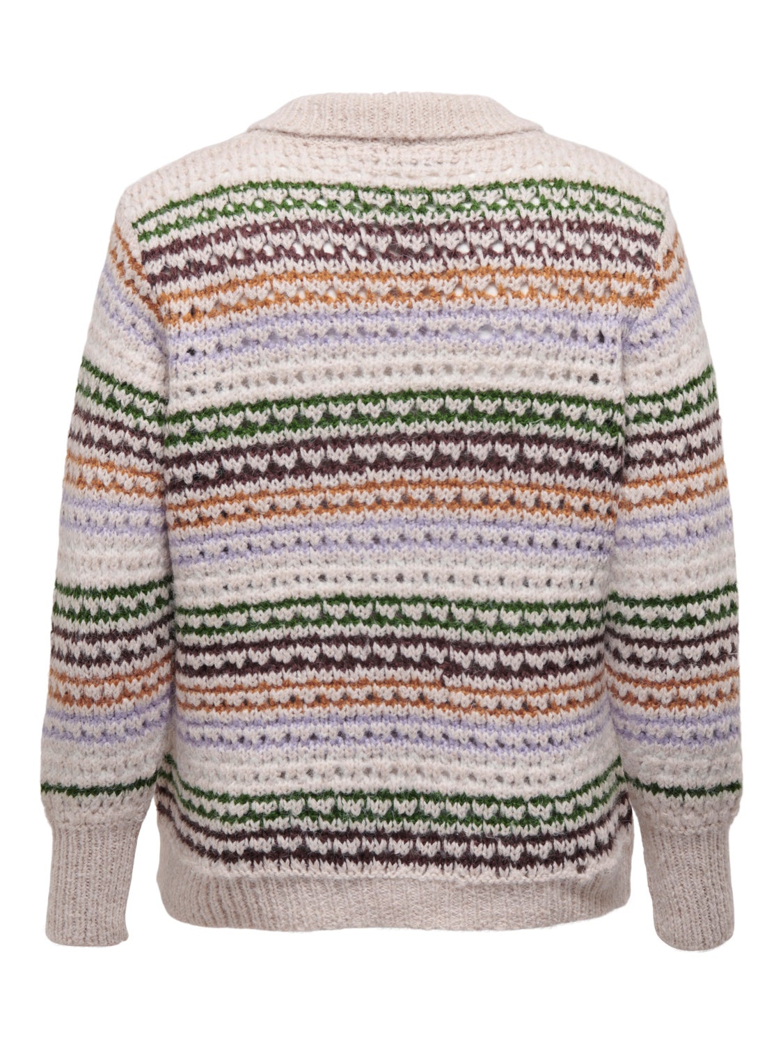 Curvy knitted cardigan