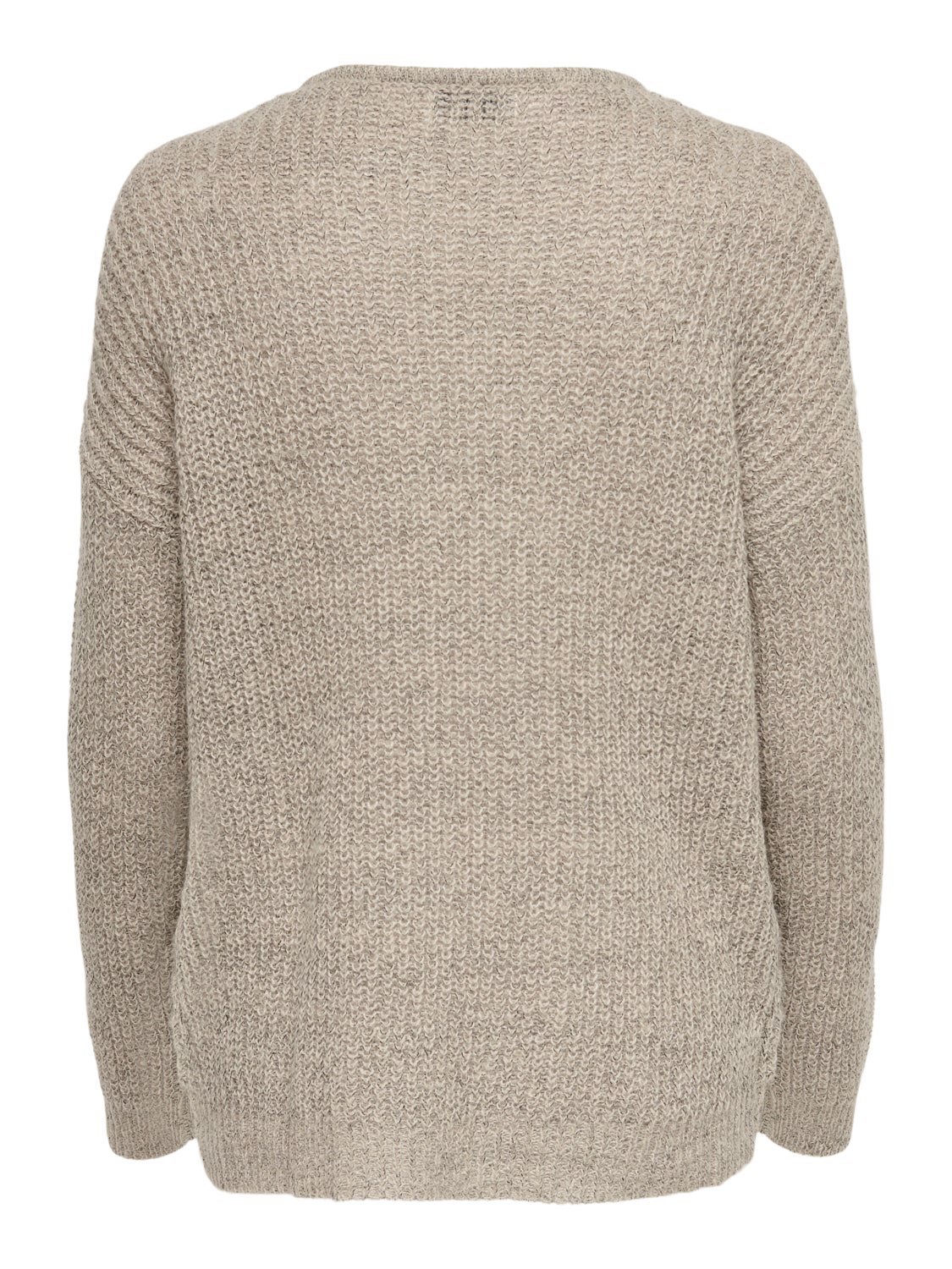 V-neck knitted pullover