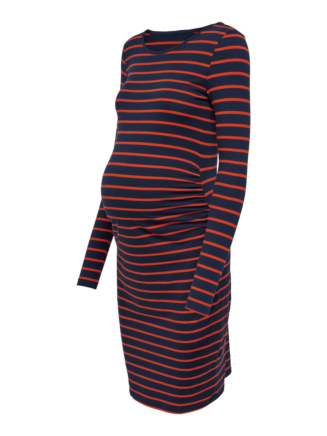 Mama mini dress with stripes