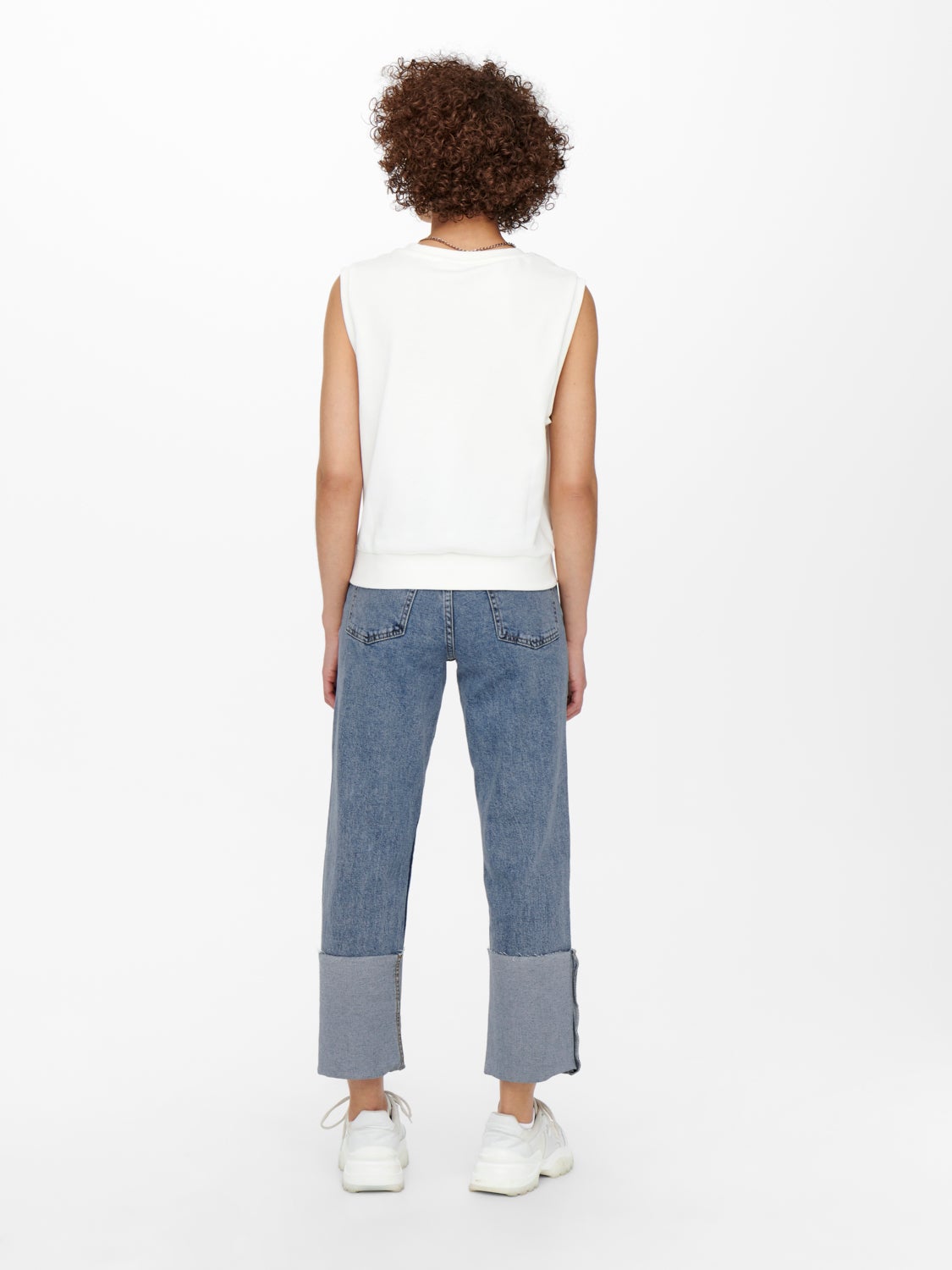 ONLMegan life highwaist fold-up Straight fit jeans