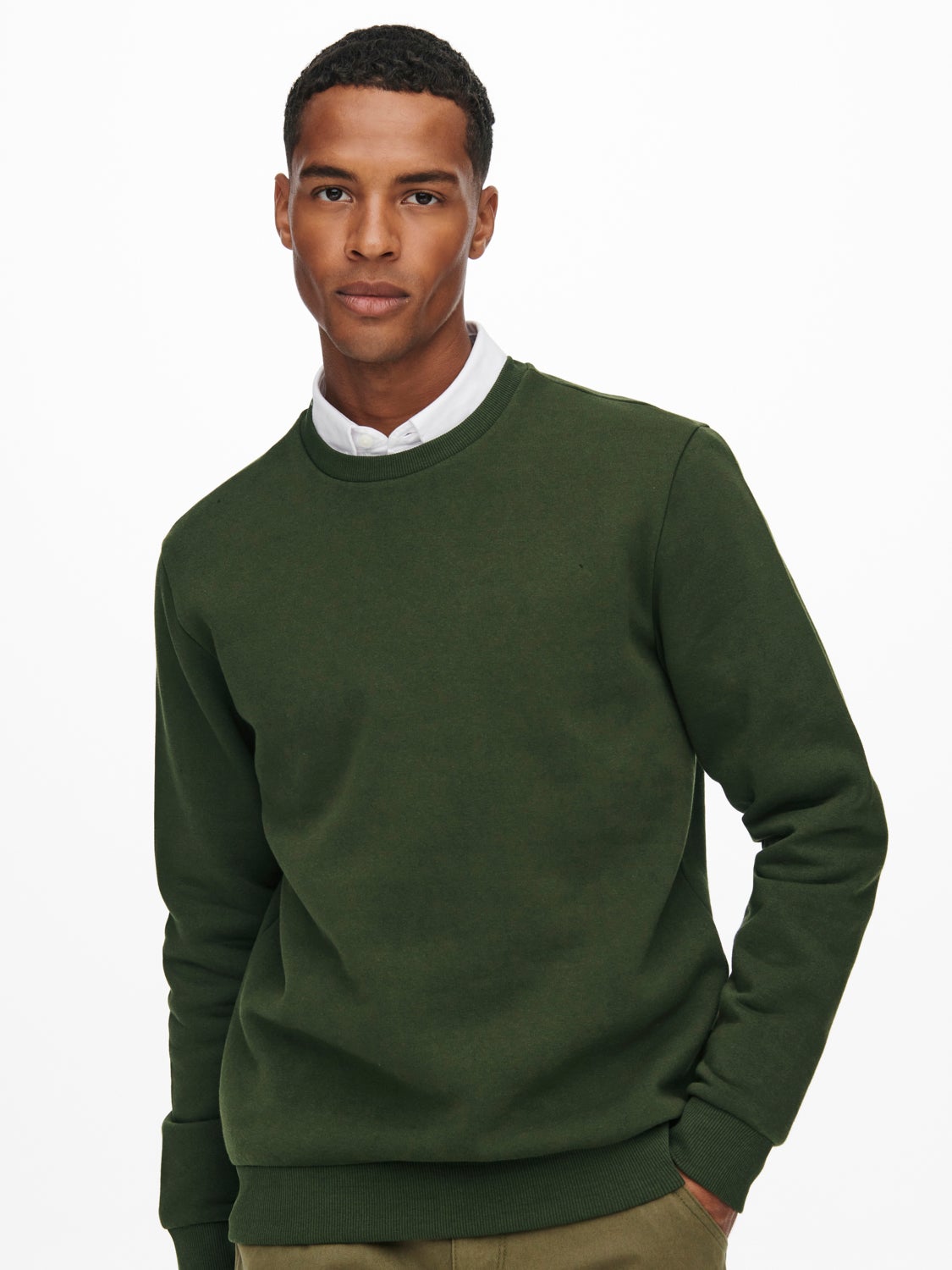 Regular Fit O-Neck Sweatshirt
