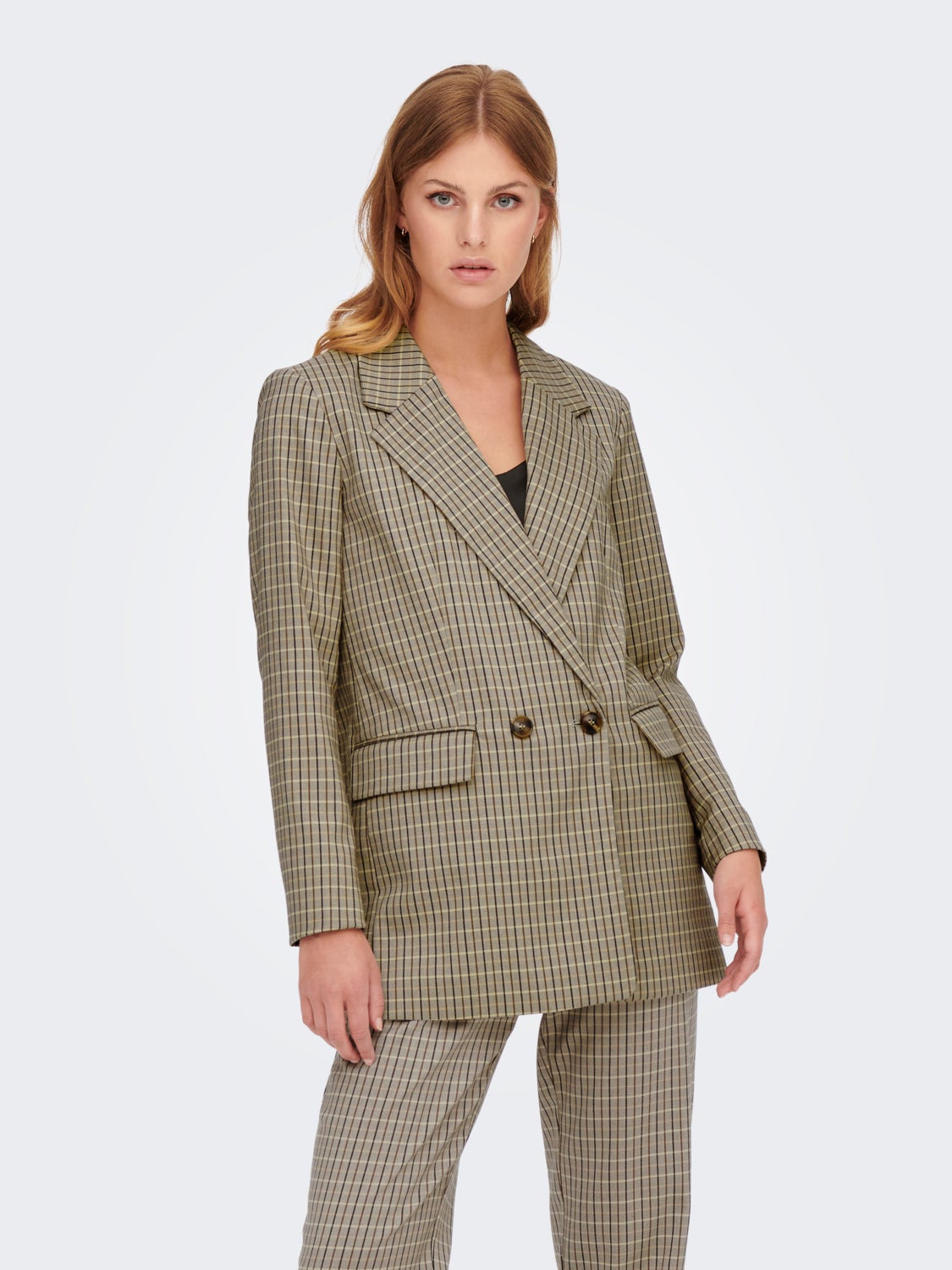 Checked Blazer