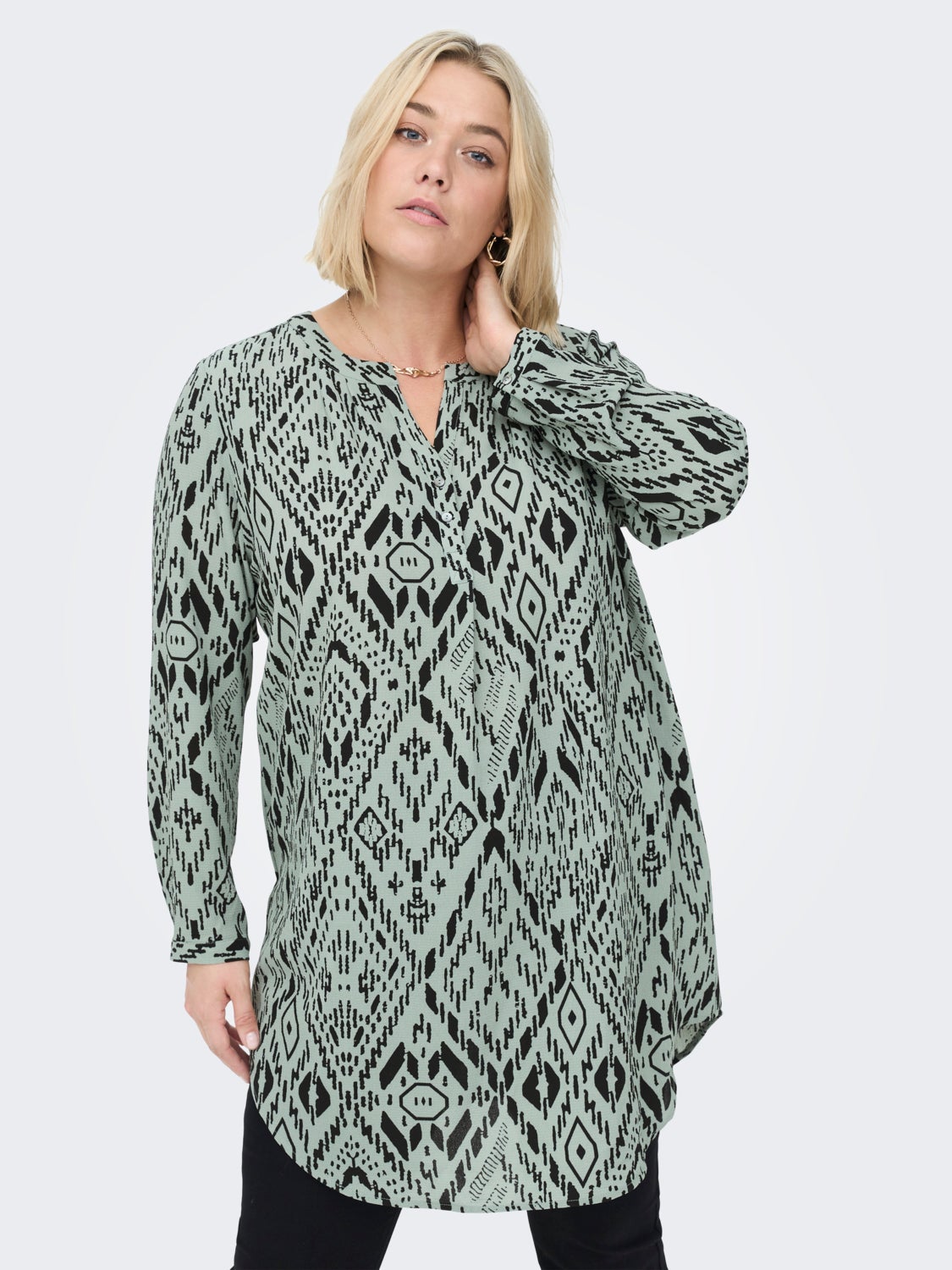 Curvy long tunic Shirt