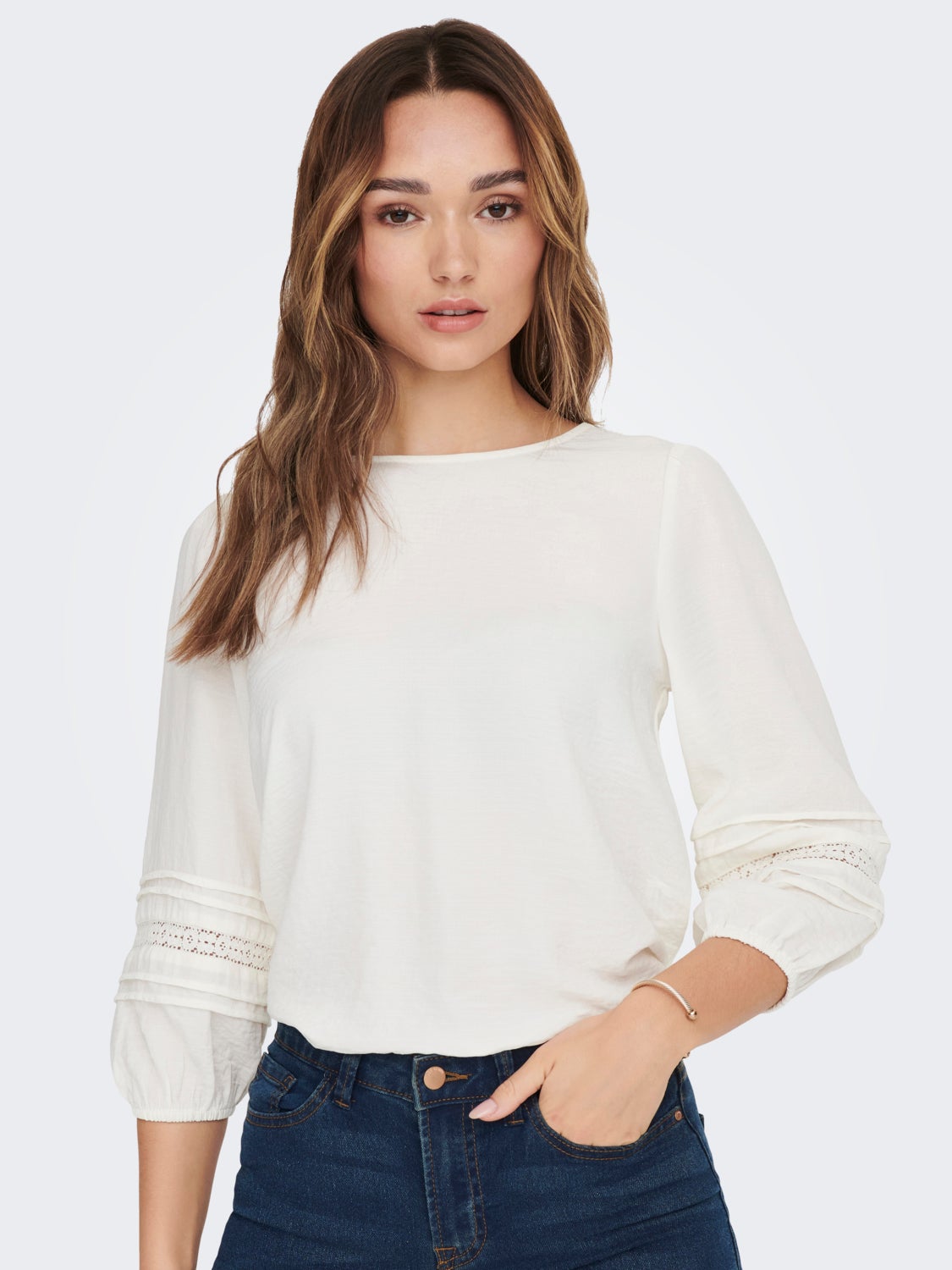 Top With Lace Details