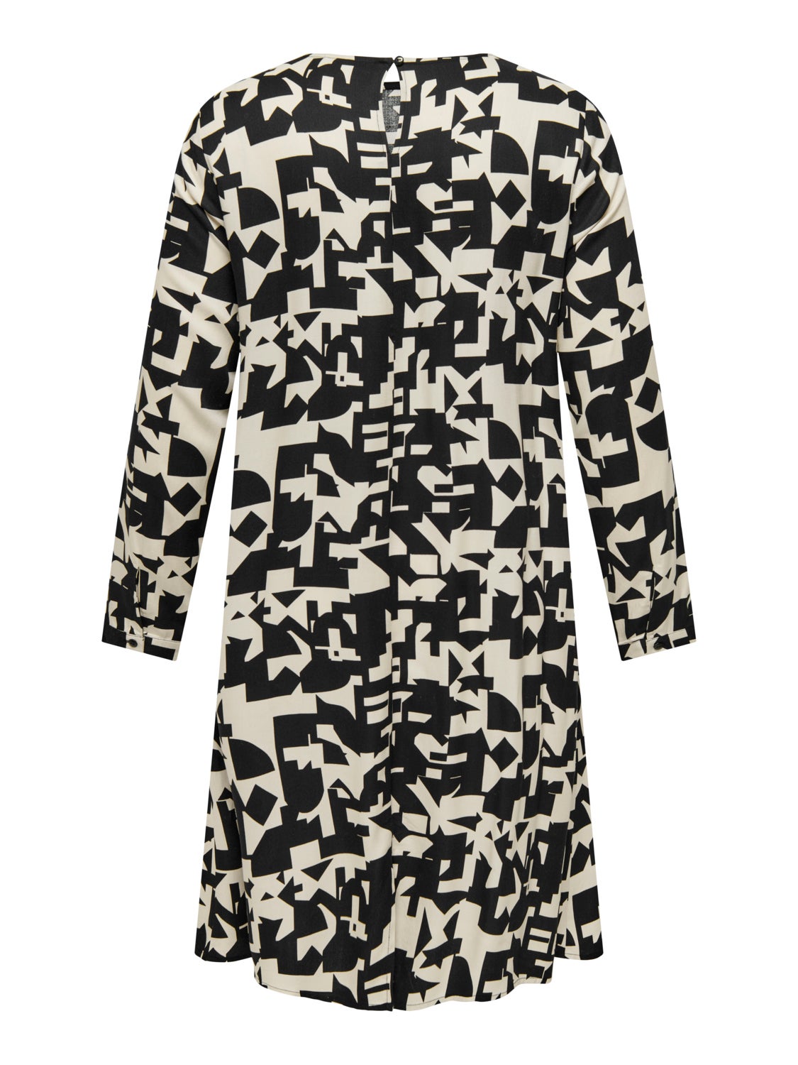 Curvy printed midi dress