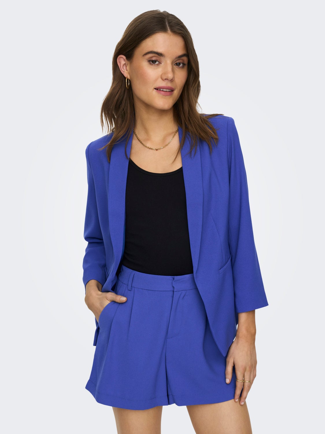 Loose Fit Open Blazer