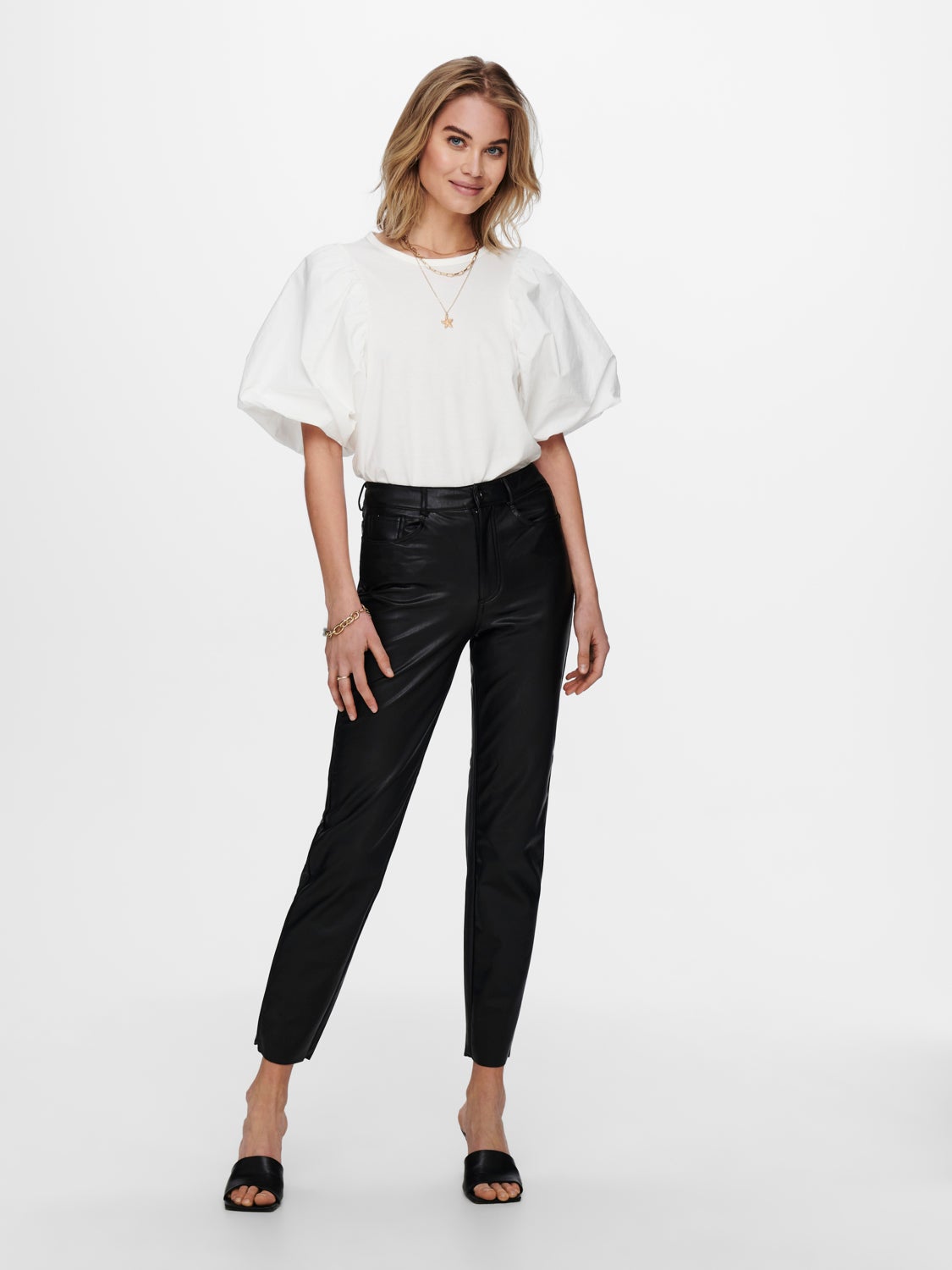 Faux leather Trousers