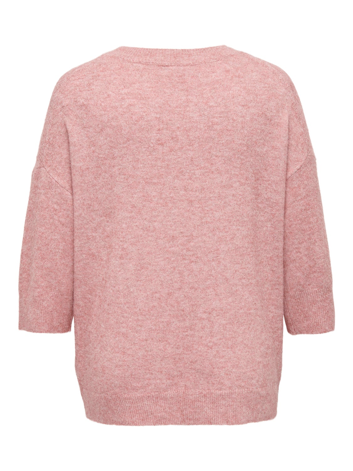 Curvy 3/4 sleeved Knitted Pullover