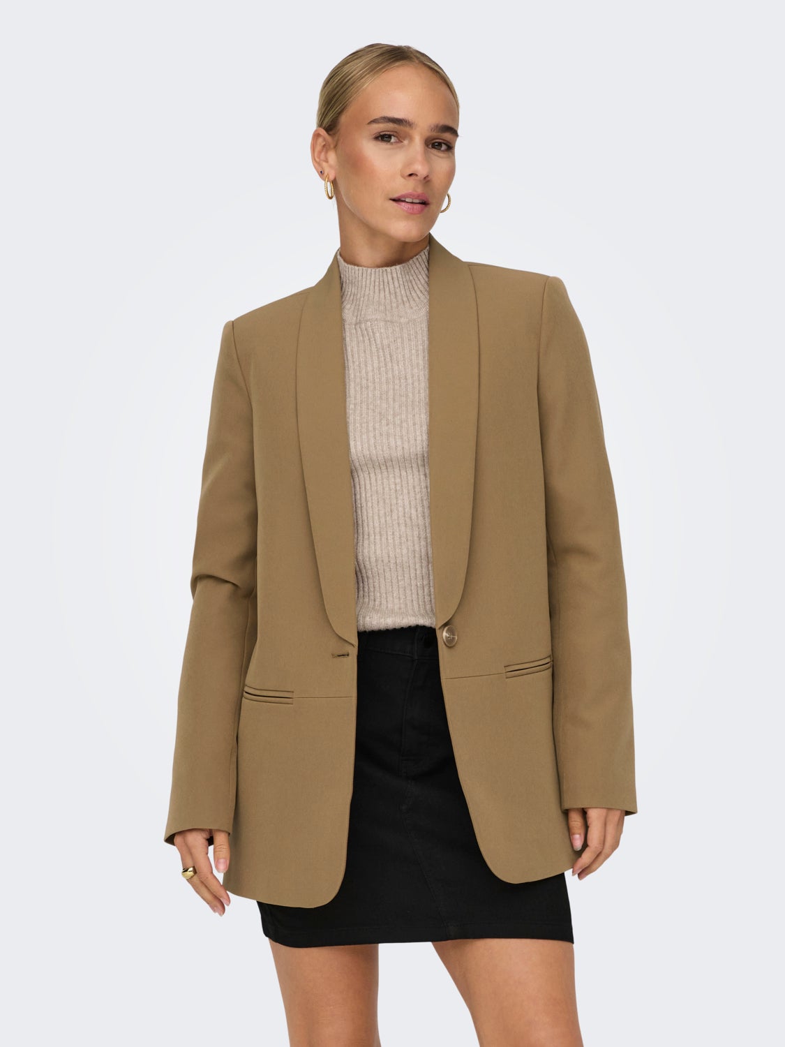 Classic box fit blazer