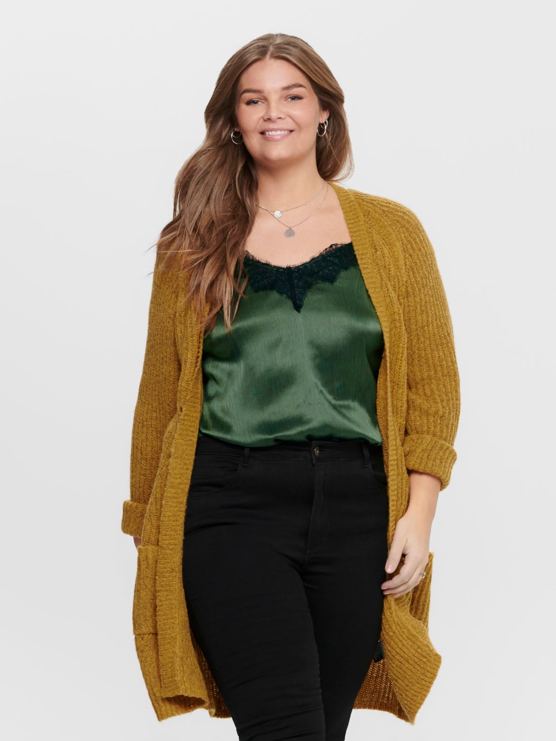 Curvy long Cardigan