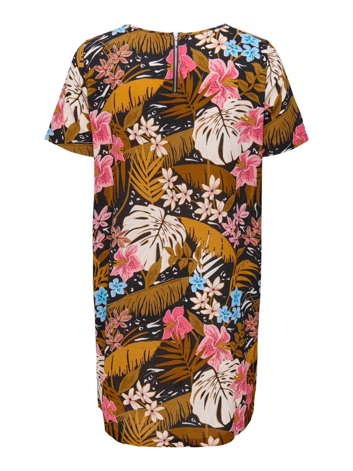 Short Sleeved O-Neck Dress