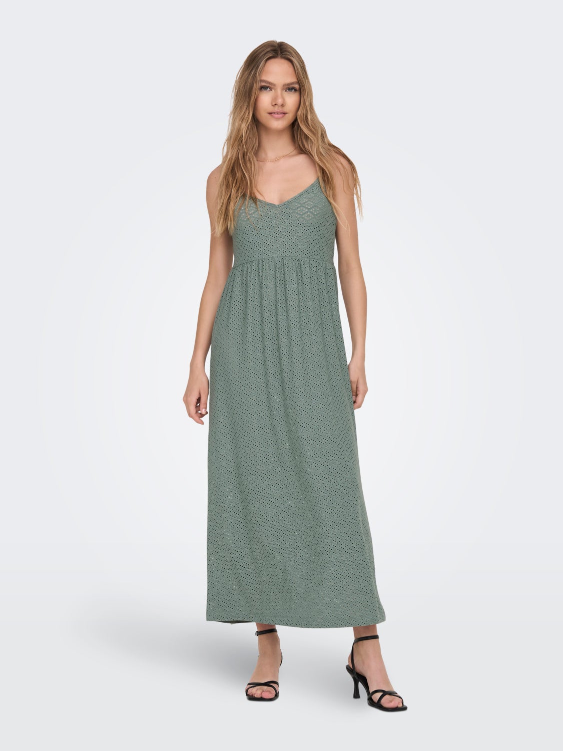 V-Hals Maxi Dress