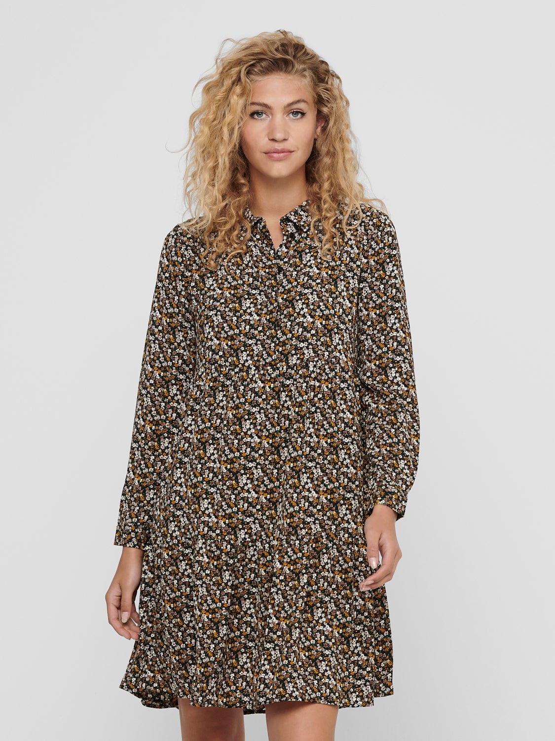 Mini dress with print