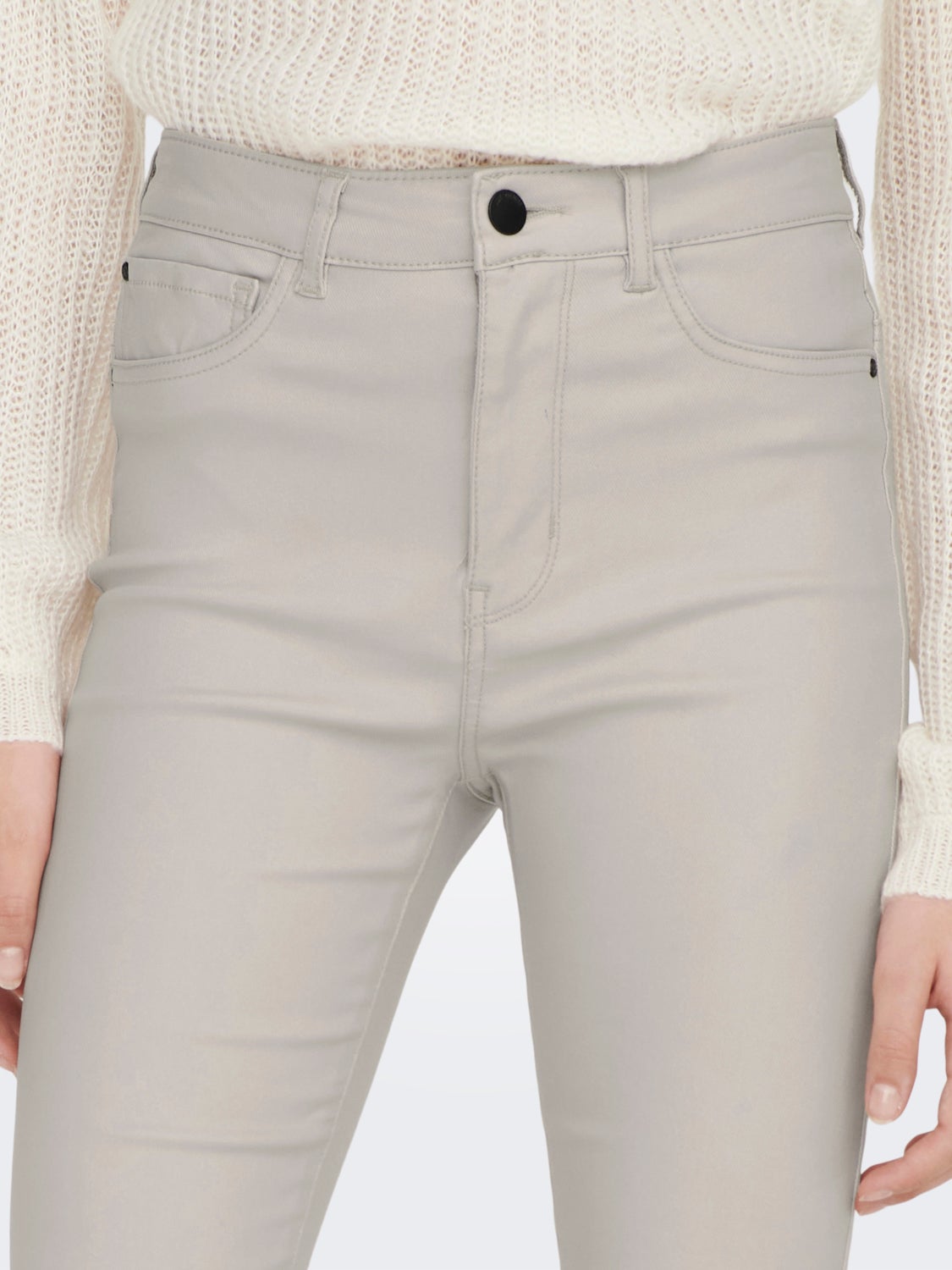 JDYNew thunder coated high Skinny fit jeans