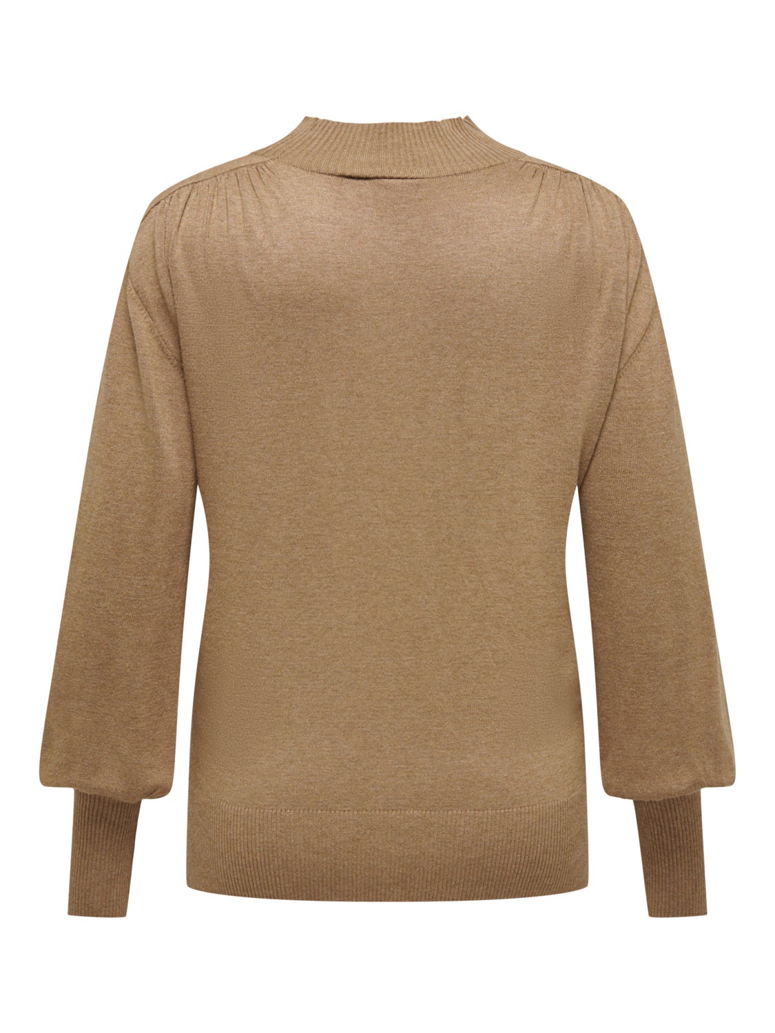 Curvy top with high neck