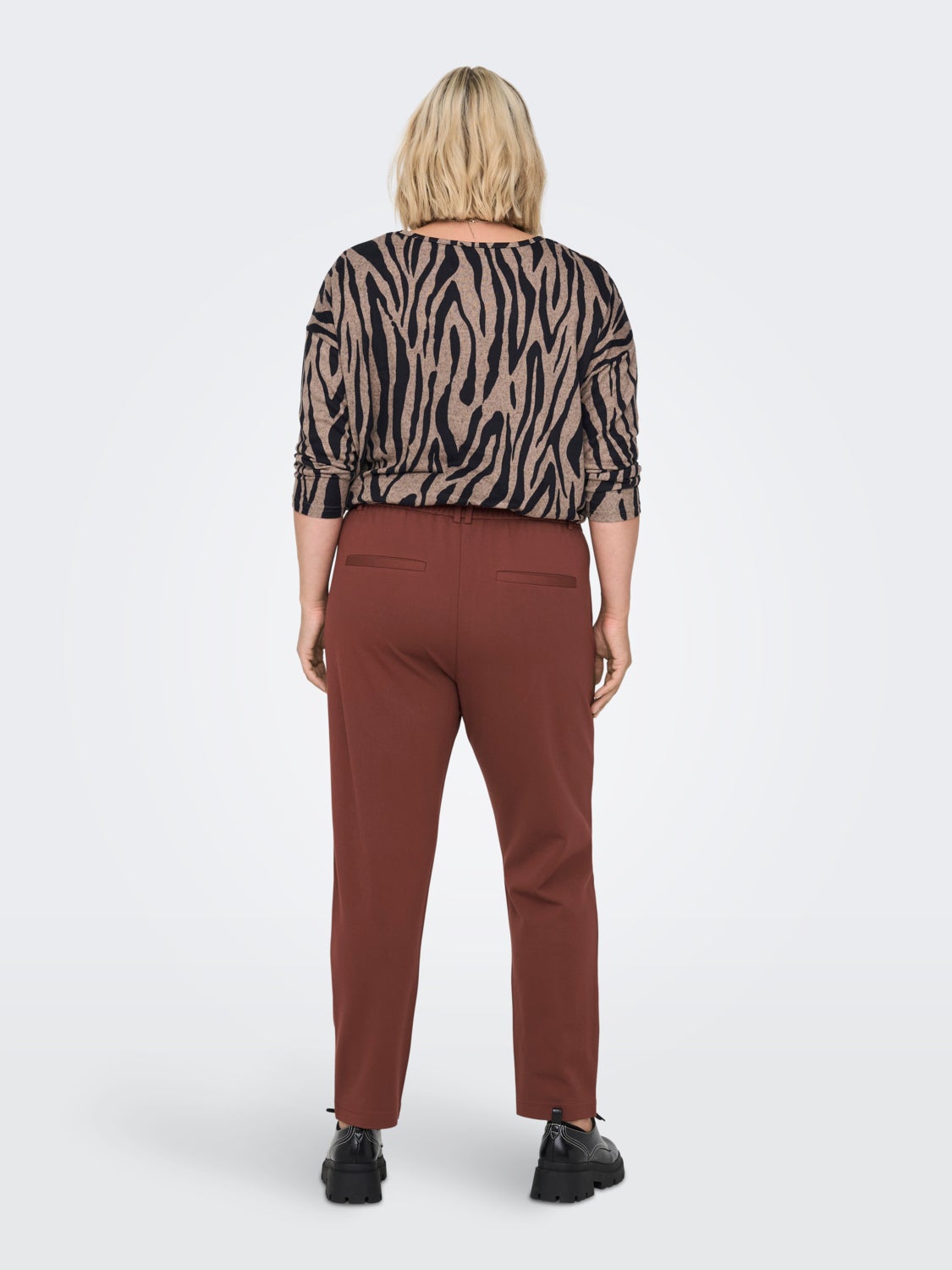 Curvy solid Trousers
