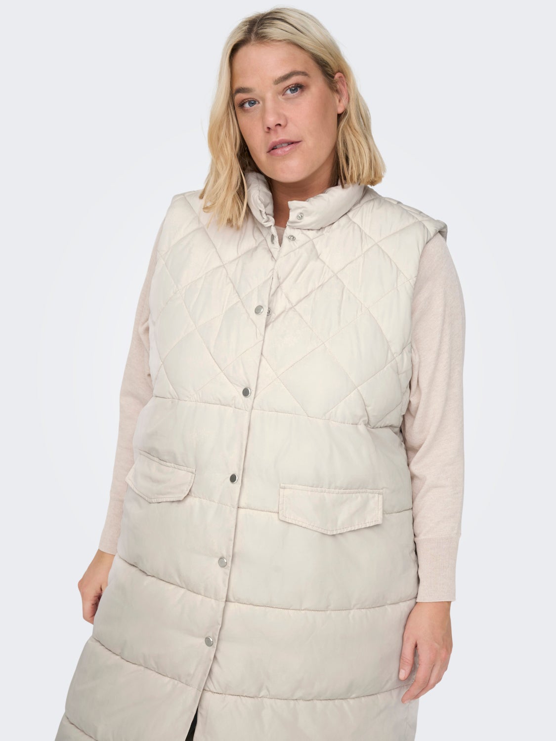 Curvy quilted Waistcoat