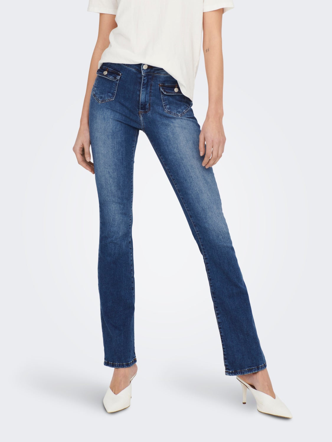 ONLEbba hw pocket sweet Flared Jeans