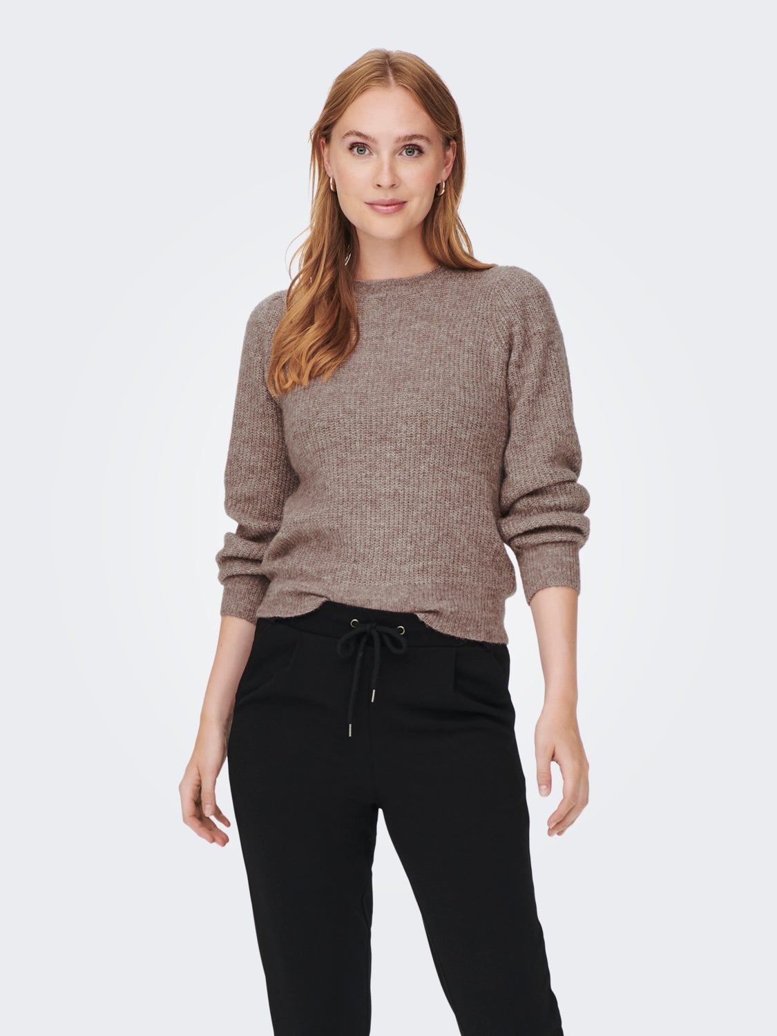 Puff sleeved Knitted Pullover