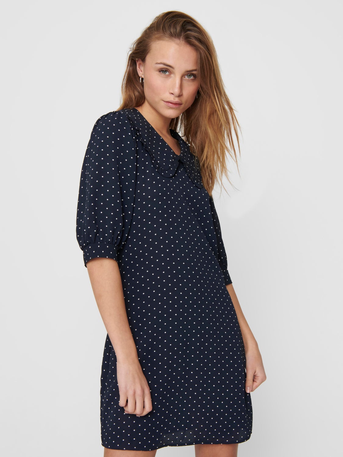 Mini Dress With Collar