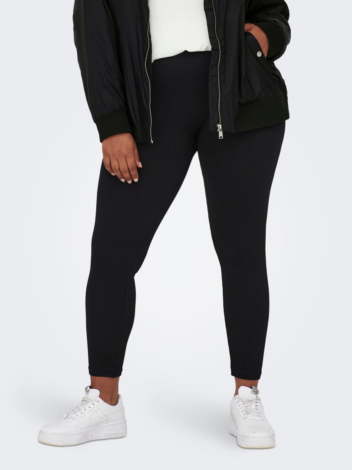 Curvy rib training leggings