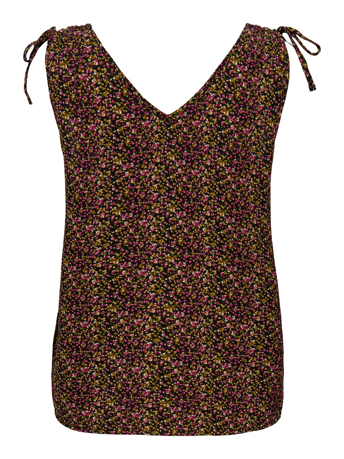 V-Neck Top With Strap Details