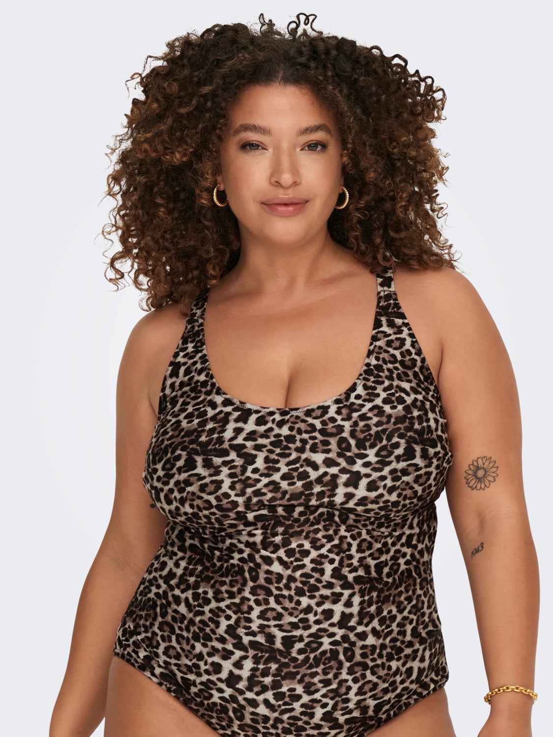 Curvy Swimsuit With Adjustable Straps