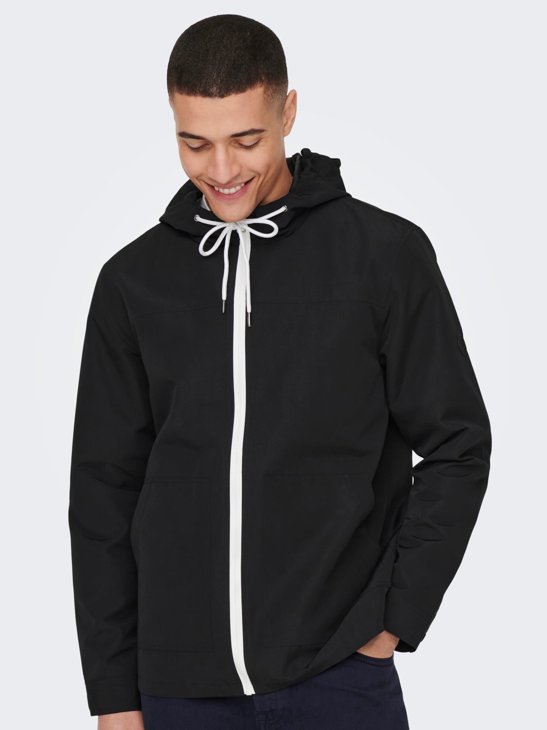 Jacket with hood