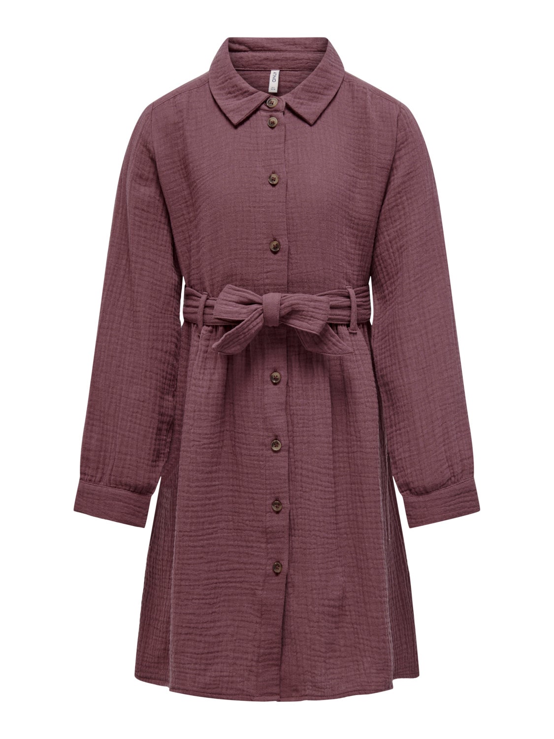 Tie belt detailed Shirt dress
