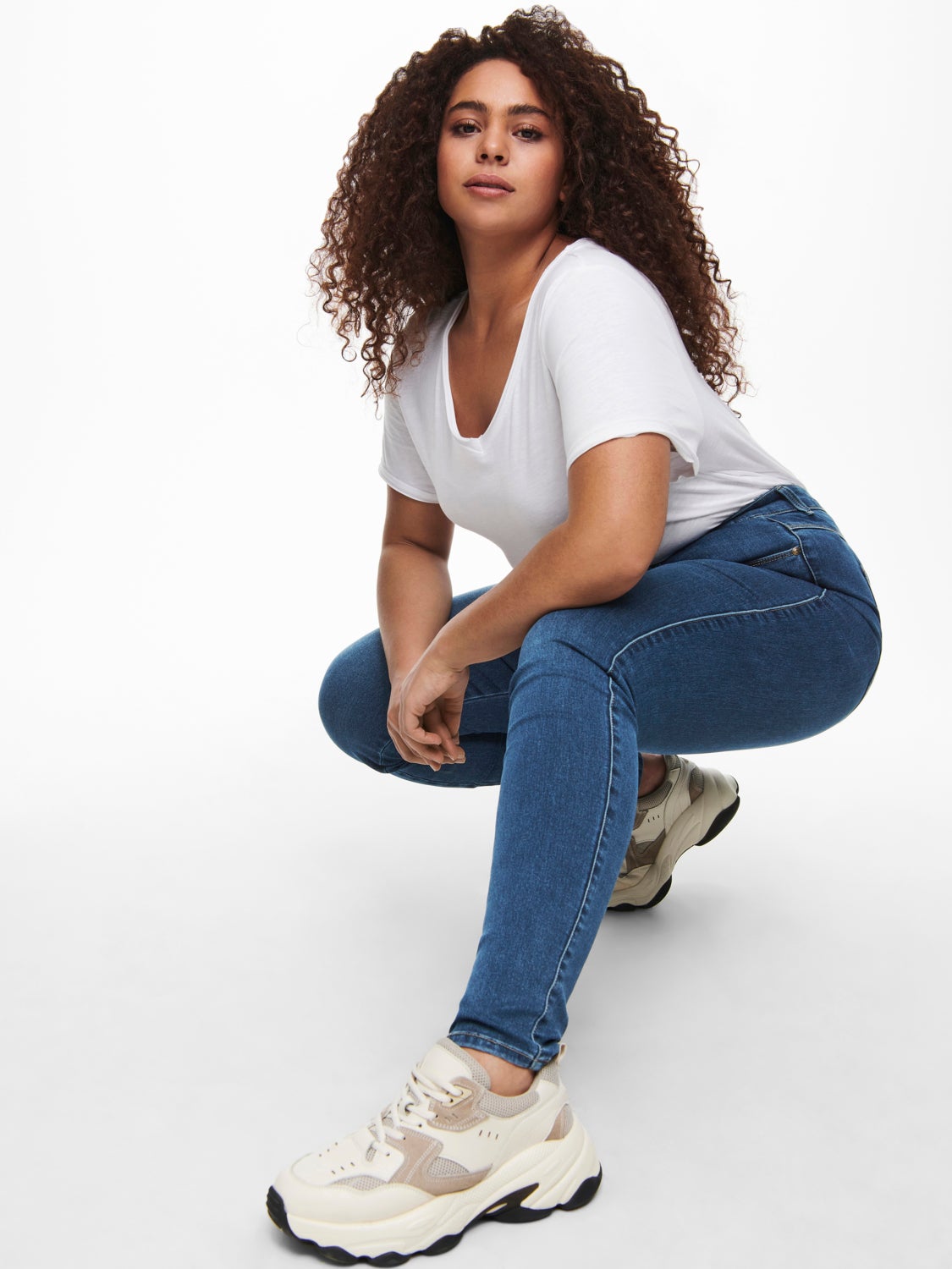 Curvy caraugusta hw Skinny fit jeans