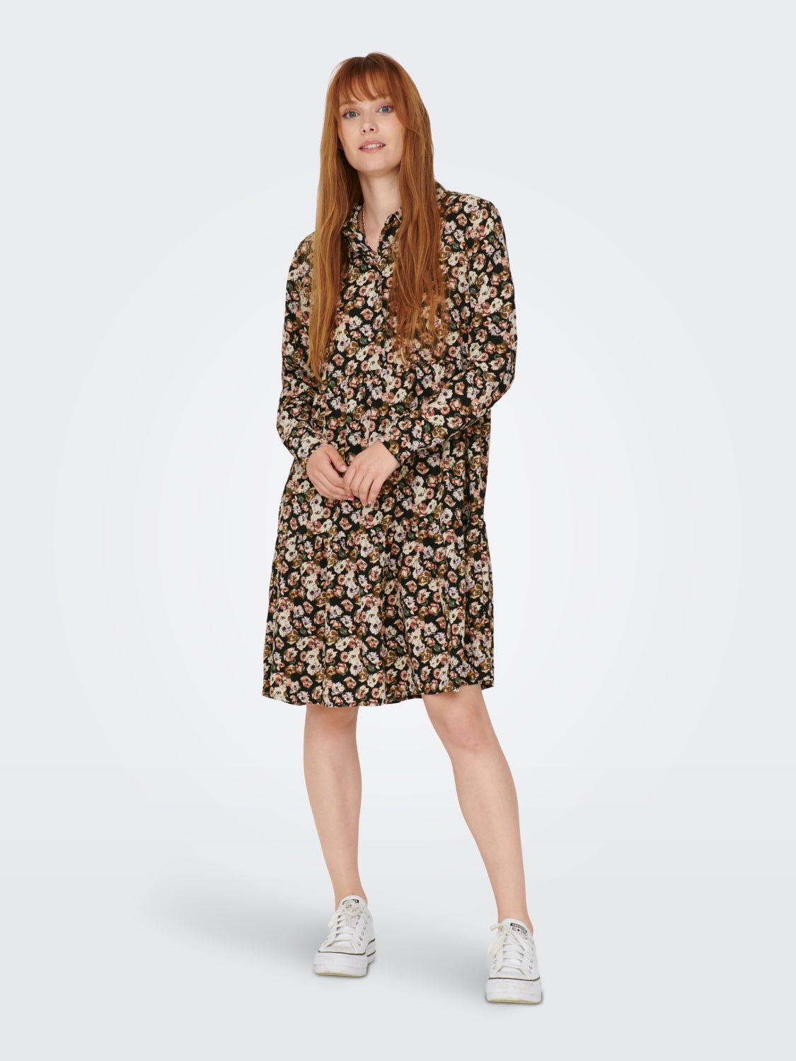 Mini dress with print