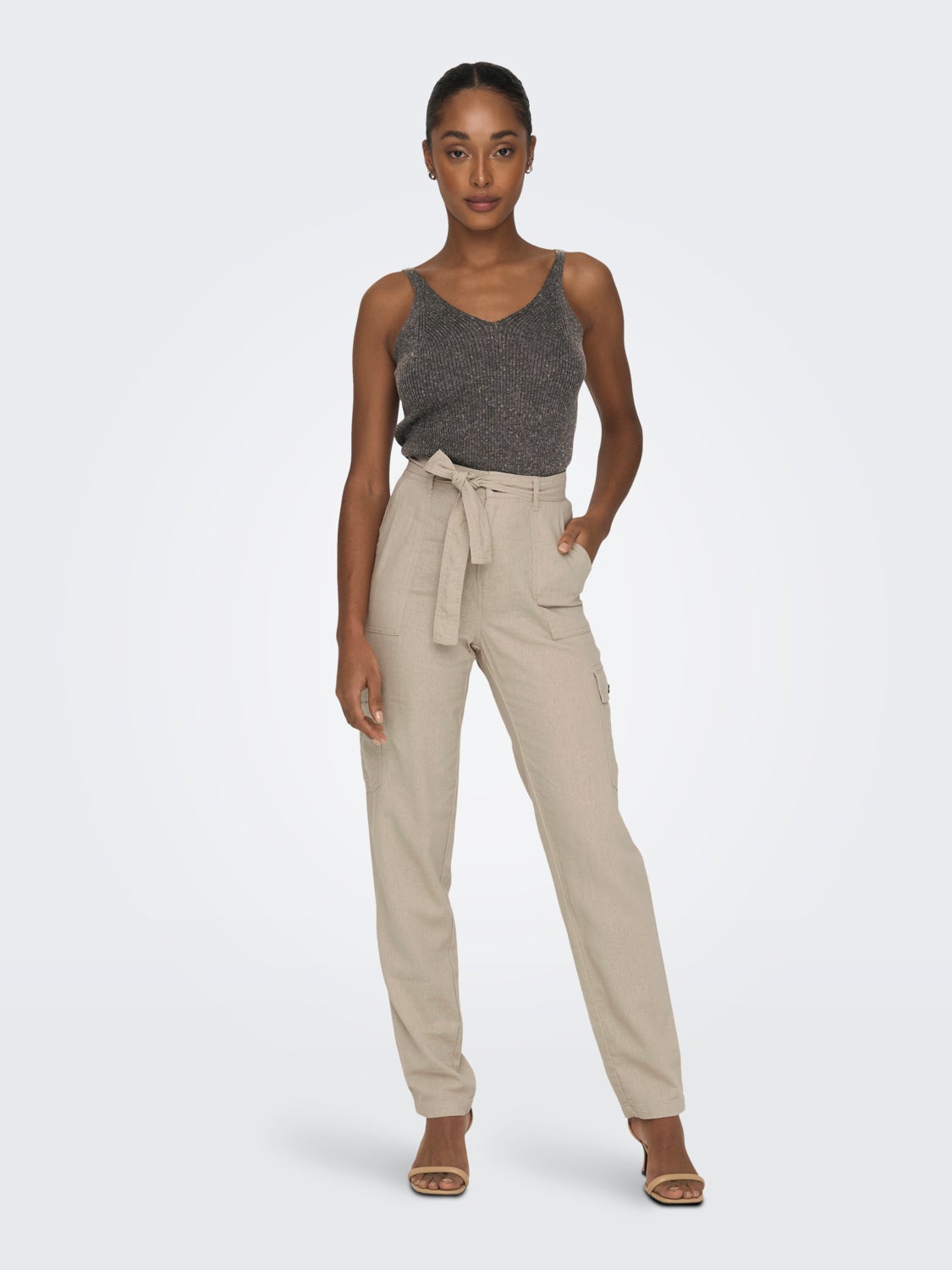 Sleeveless Knitted Top