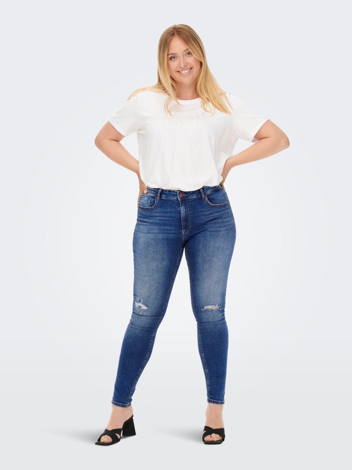 Curvy CARLaola highwaisted Skinny fit jeans