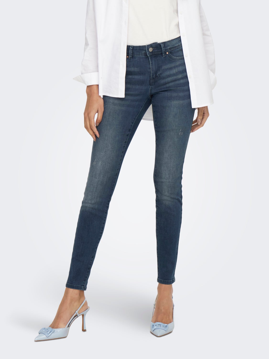 ONLWauw life mid Skinny fit jeans
