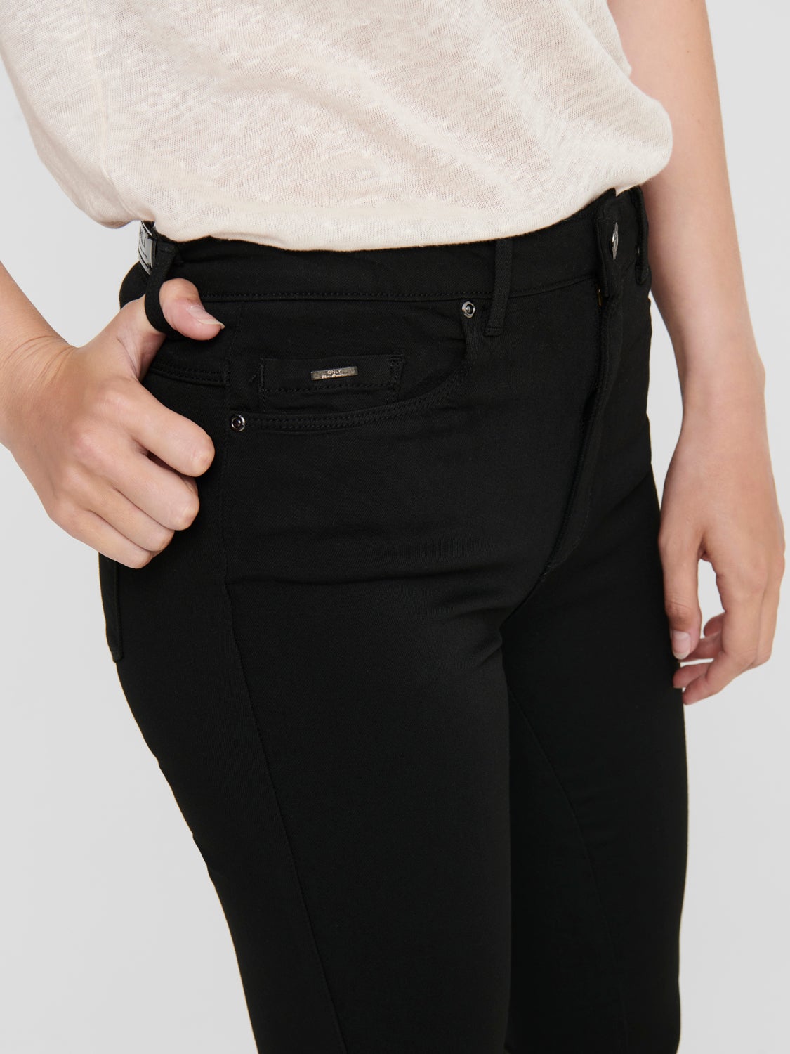 ONLForever black life hw Skinny fit jeans