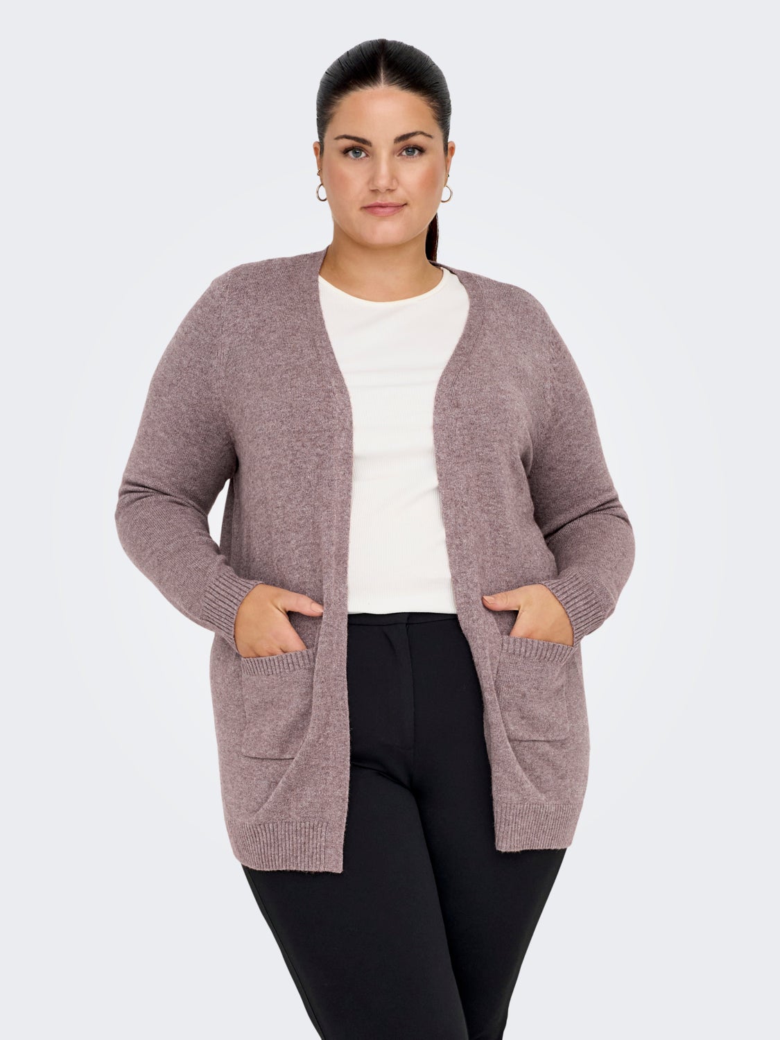 Curvy open Knitted Cardigan