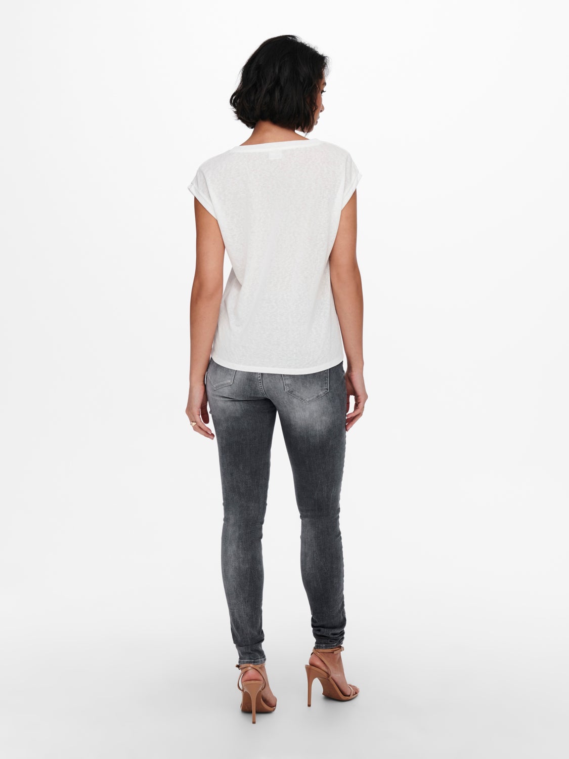 ONLForever Life high waisted skinny jeans