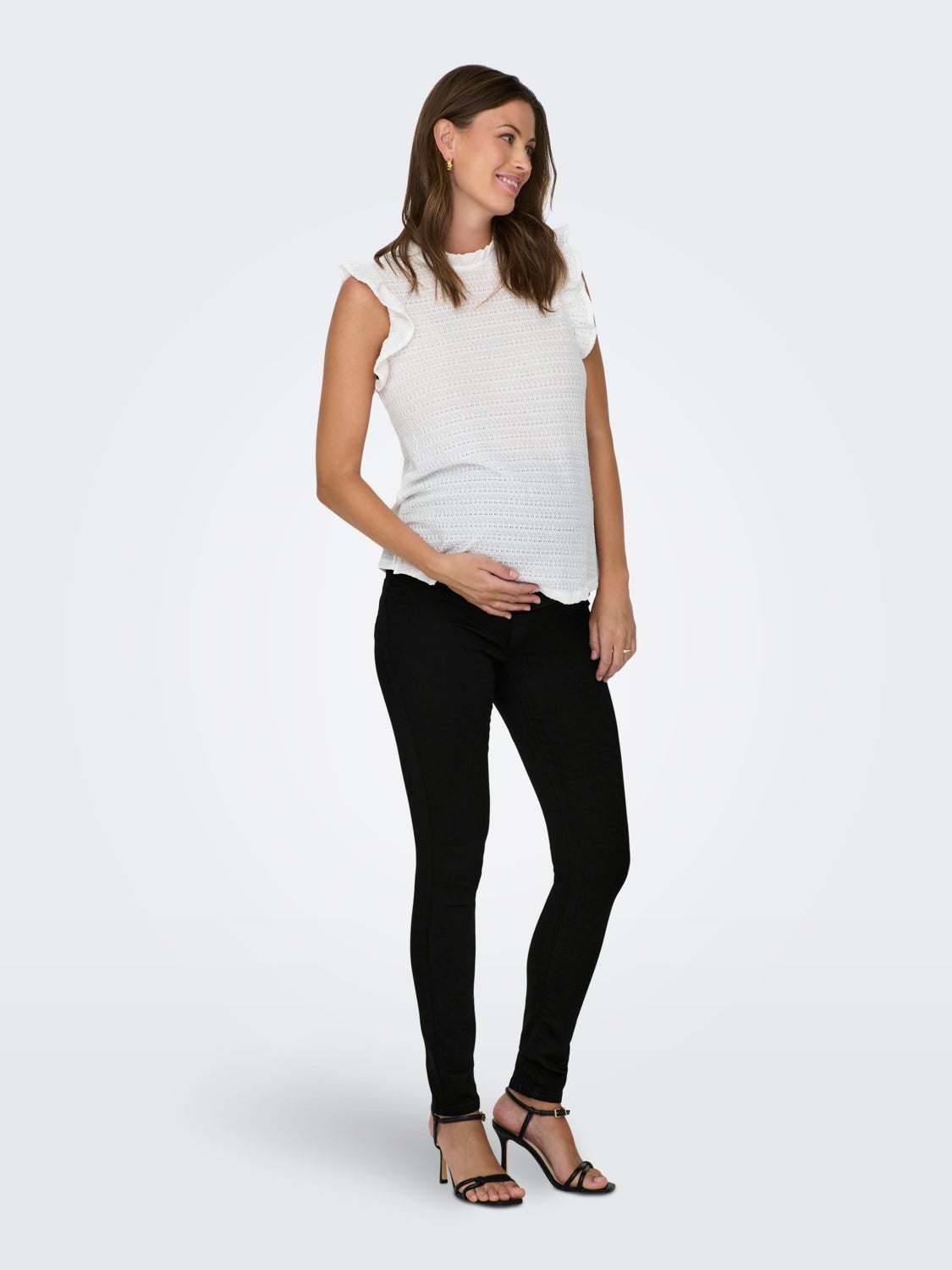 OLMRAIN LIFE REG SKINNY JEGGING BLACK DN