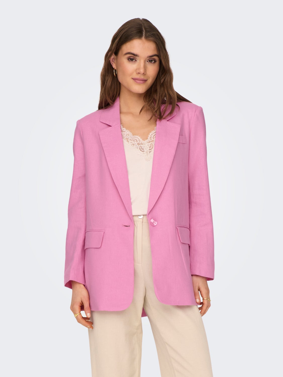 Oversize Fit Reverse Blazer