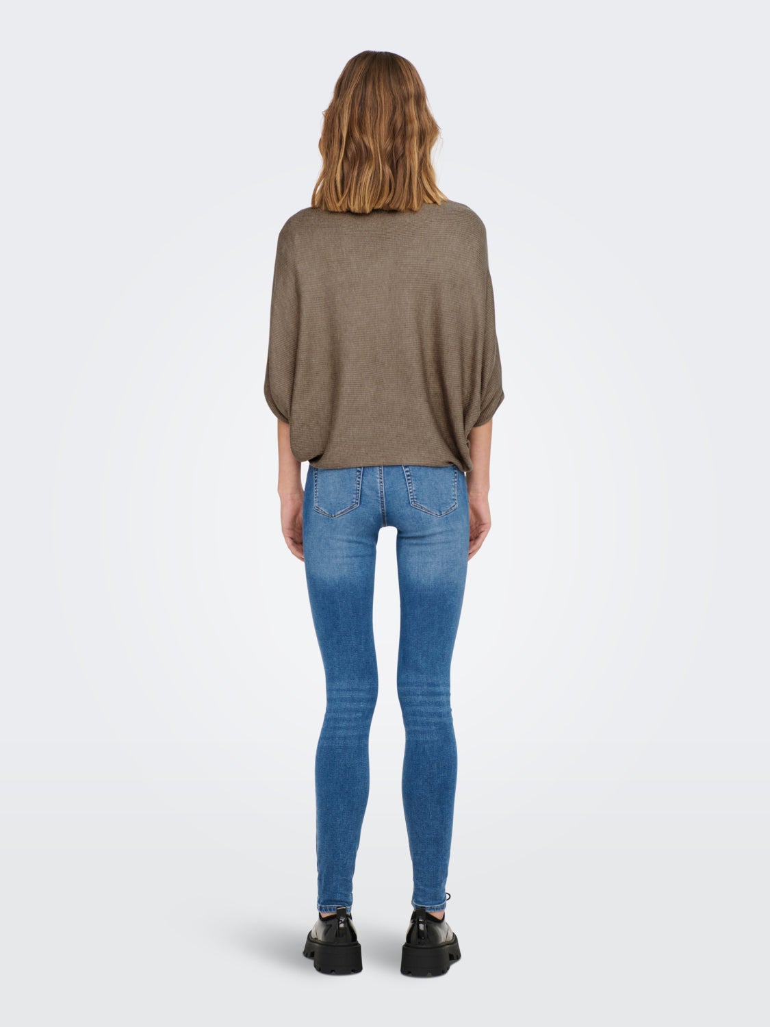 Batsleeve Knitted Pullover