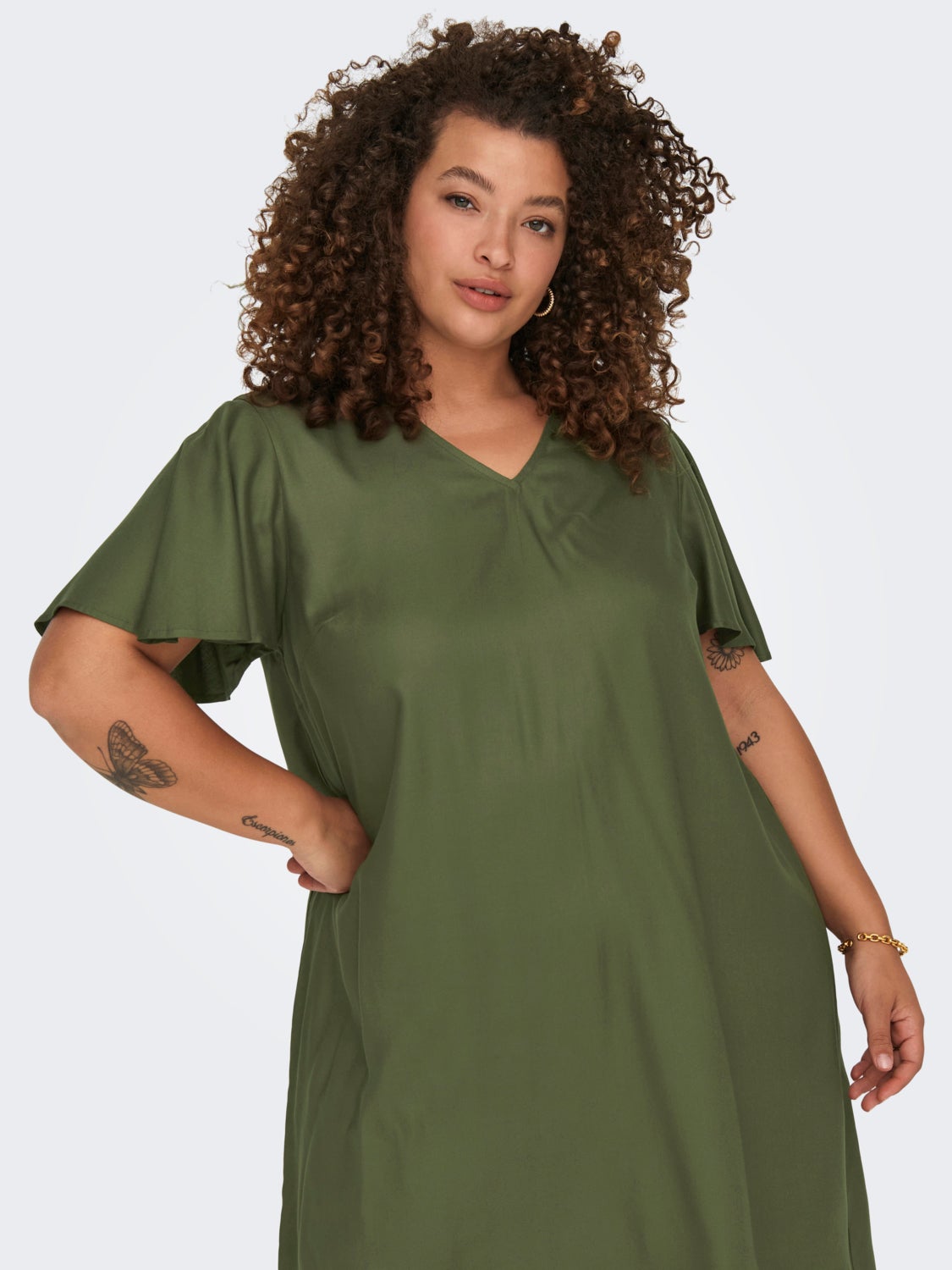 CURVY MINI SHIRTDRESS