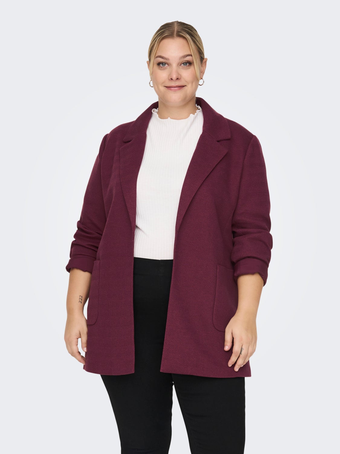 Curvy classic blazer