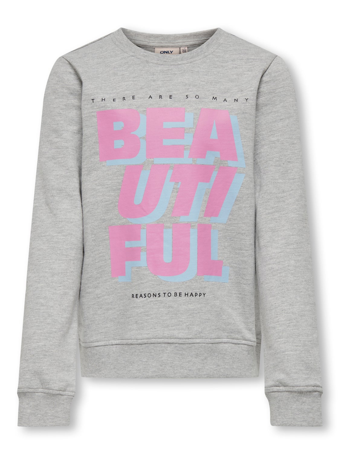 o-neck sweatshirt with print