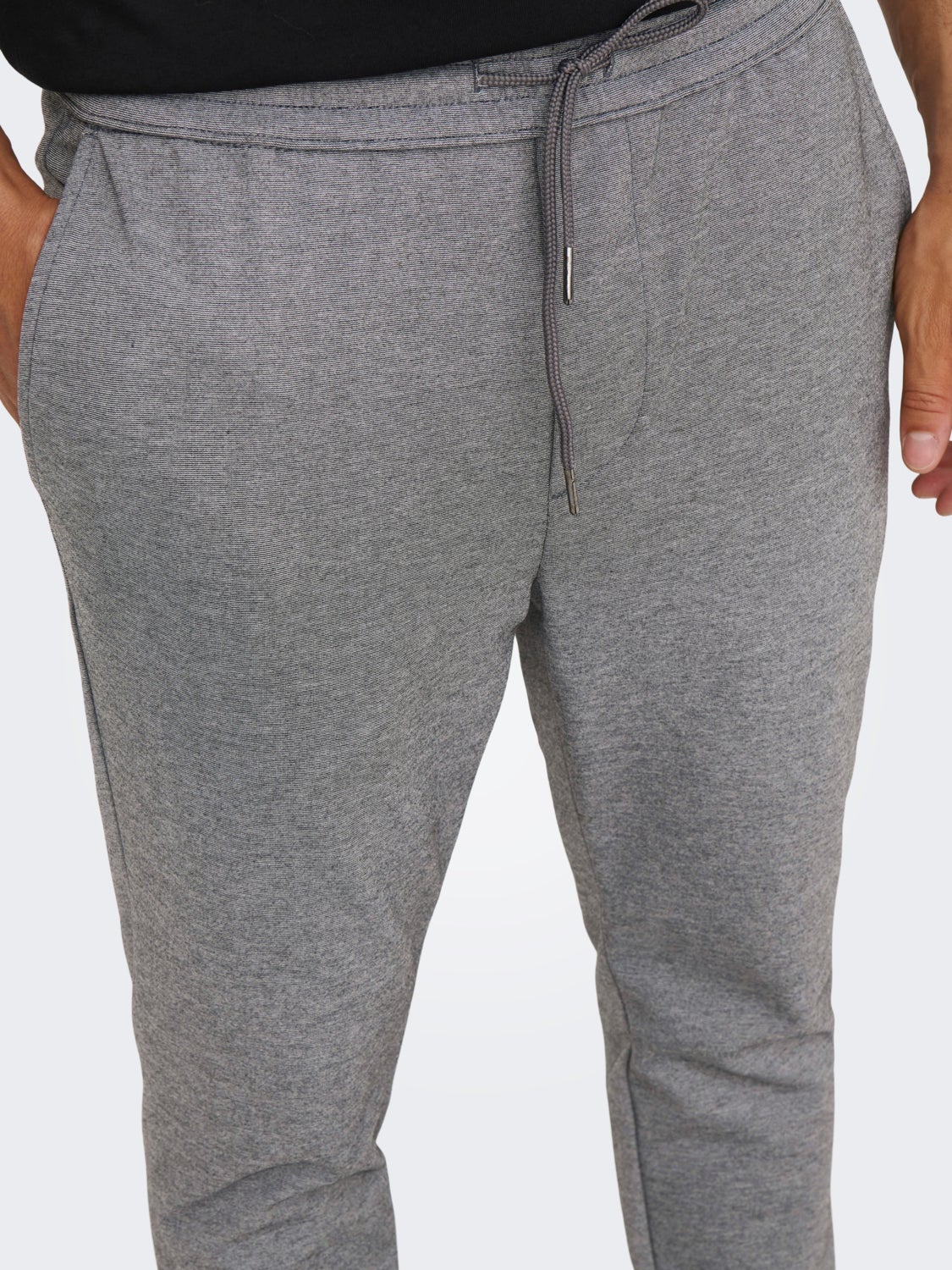 Cropped sweat pants