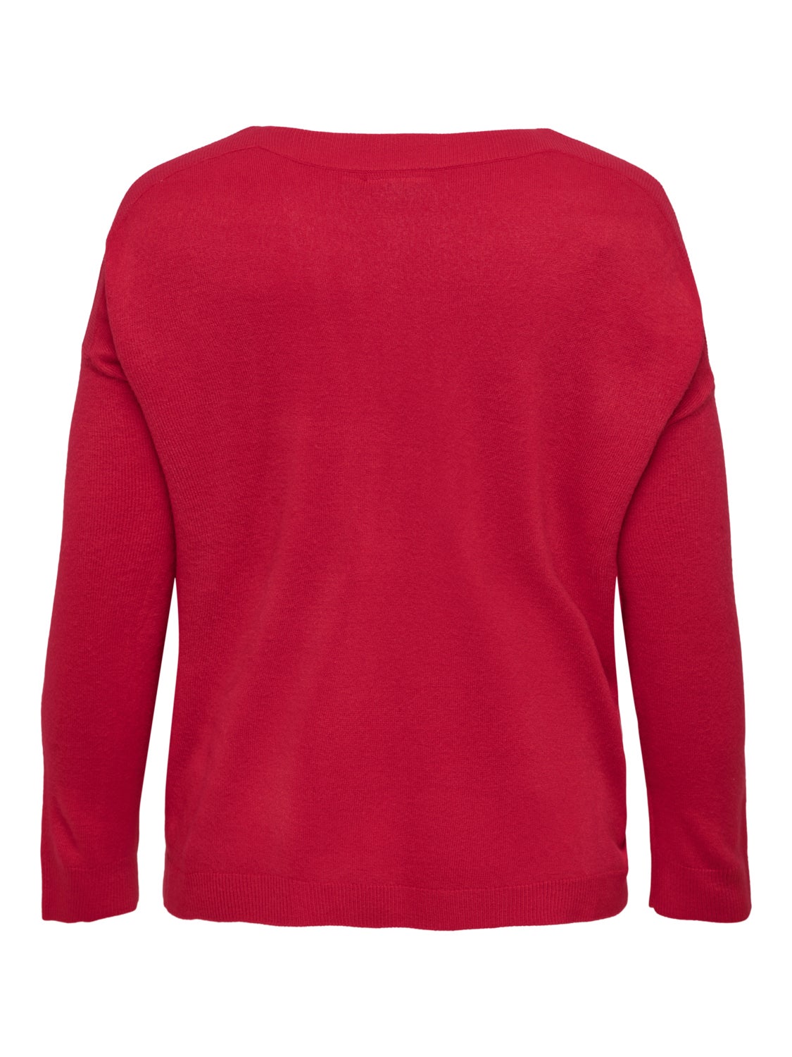 Curvy knitted pullover